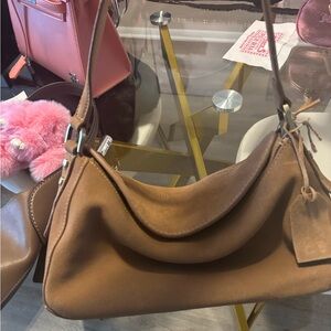 Suede Shoulder Bag